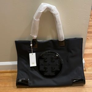 Brand new, never used Black Tory Burch tote bag.